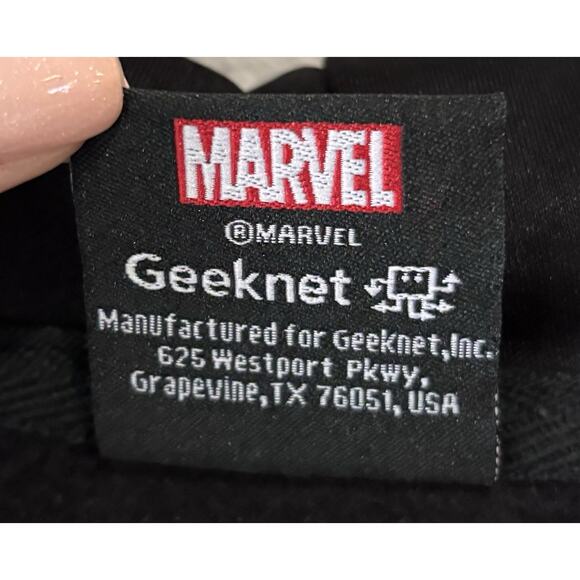 Geeknet Marvel Venom Men’s Full Zip Hoodie Detachable Red Tongue Size Large - Picture 6 of 6